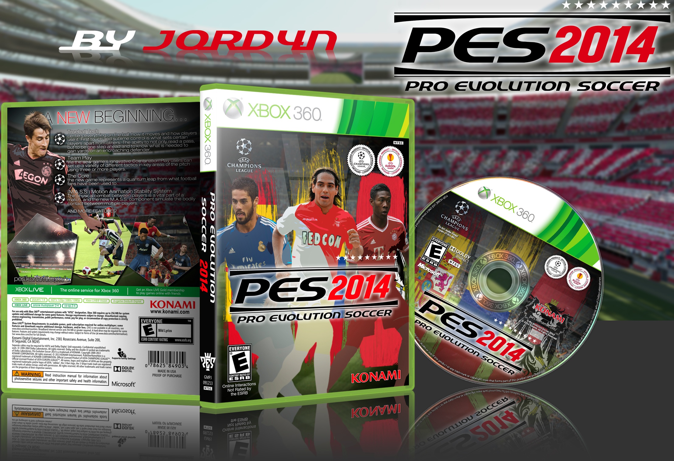 Pro Evolution Soccer 2014 box cover