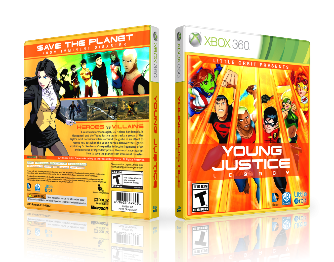 Young Justice Legacy box cover