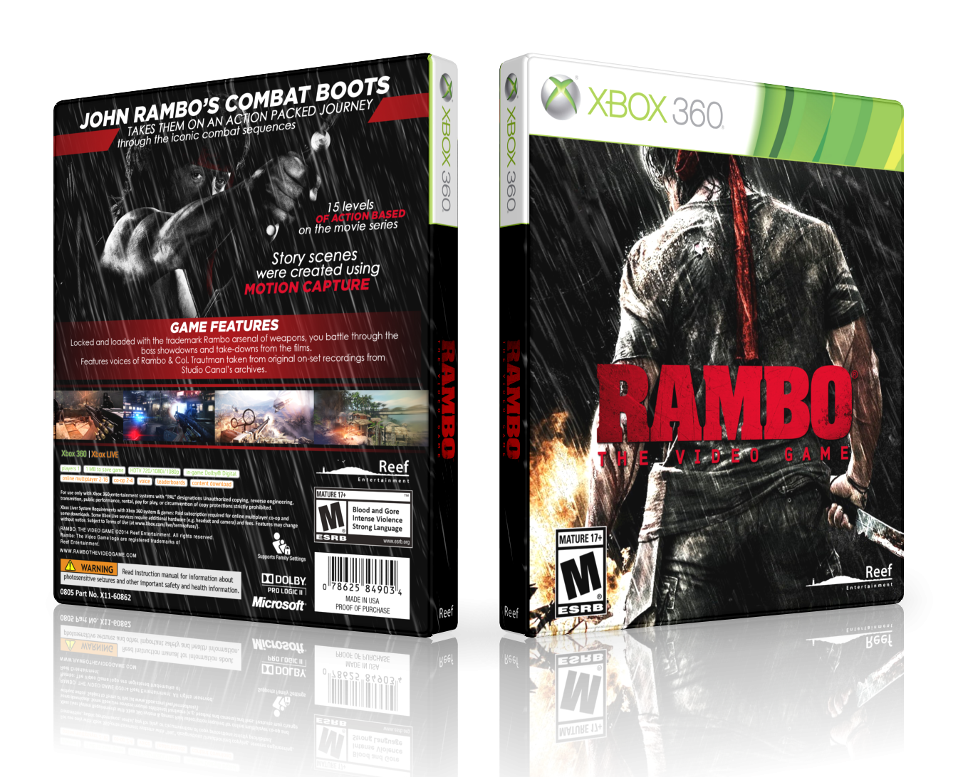 Rambo: The Video Game box cover