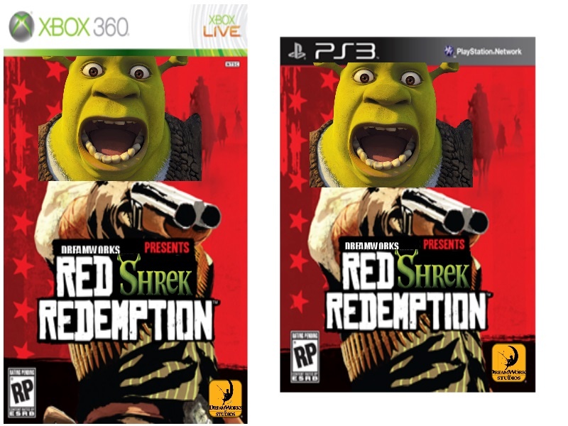 Red Shrek Redemption box cover