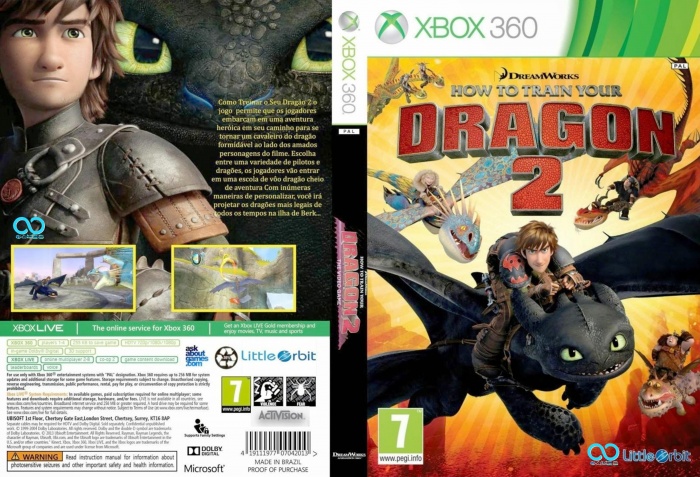 How To Train Your Dragon 2 box art cover