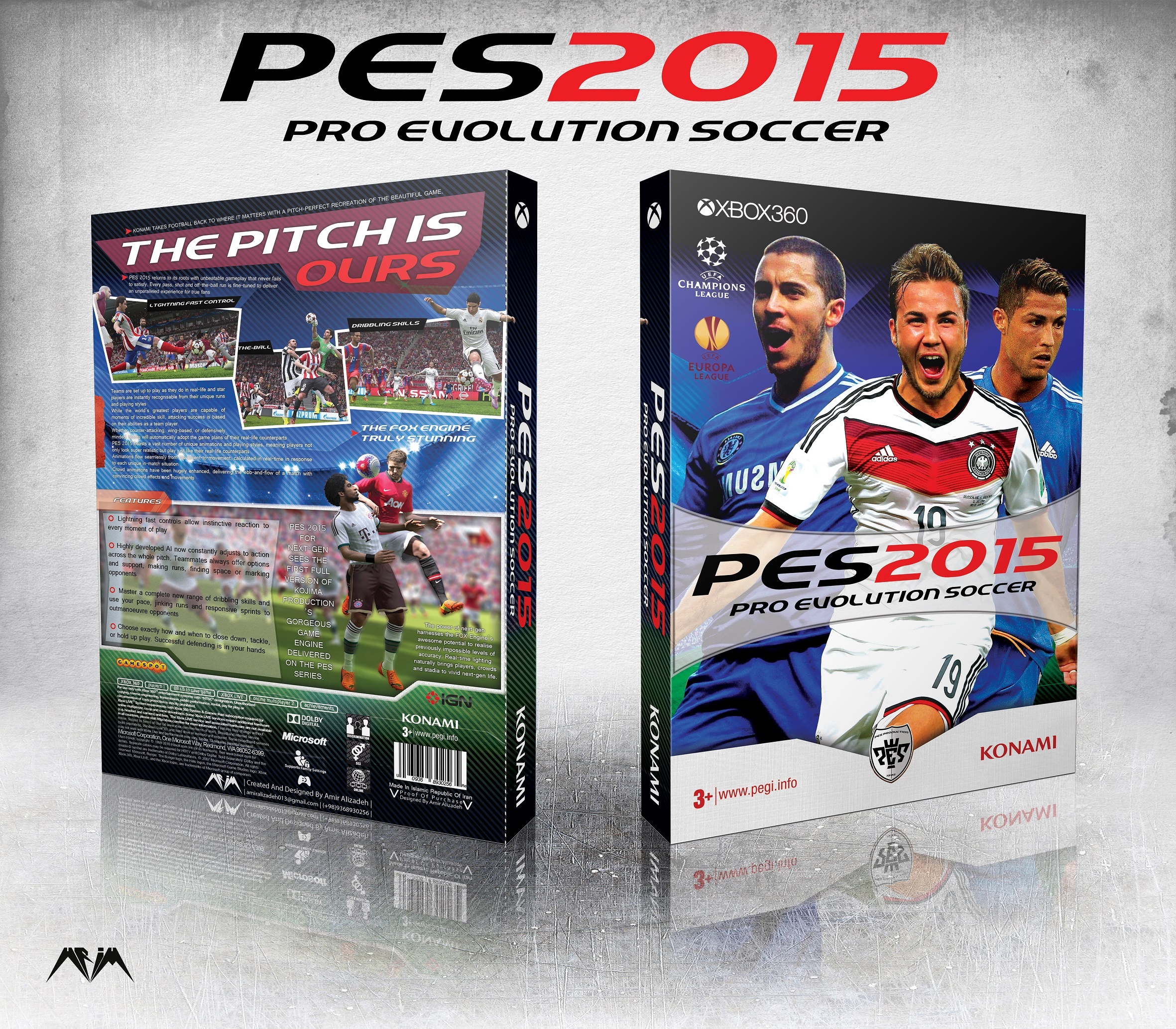 Pro Evolution Soccer 2015 box cover