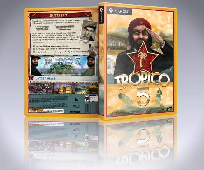 Tropico 5 box art cover