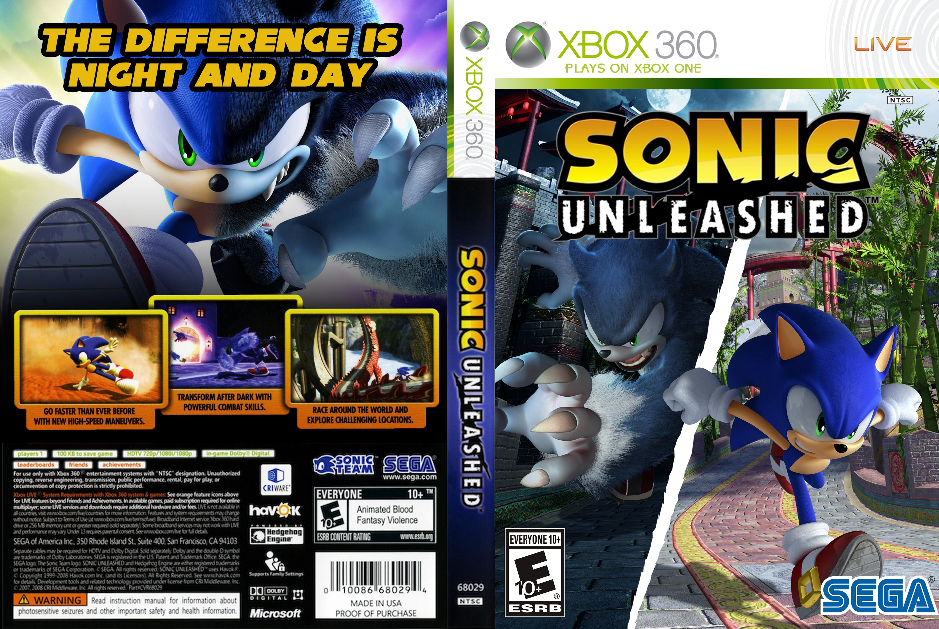 Sonic Unleashed box cover