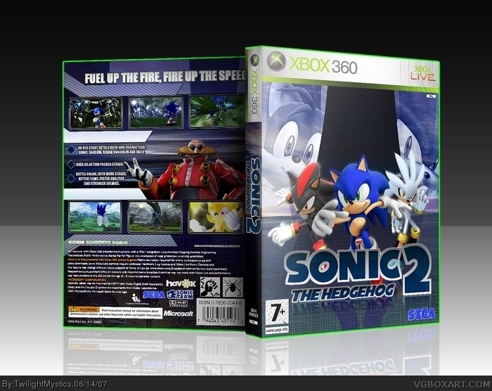 Sonic the Hedgehog II box art cover
