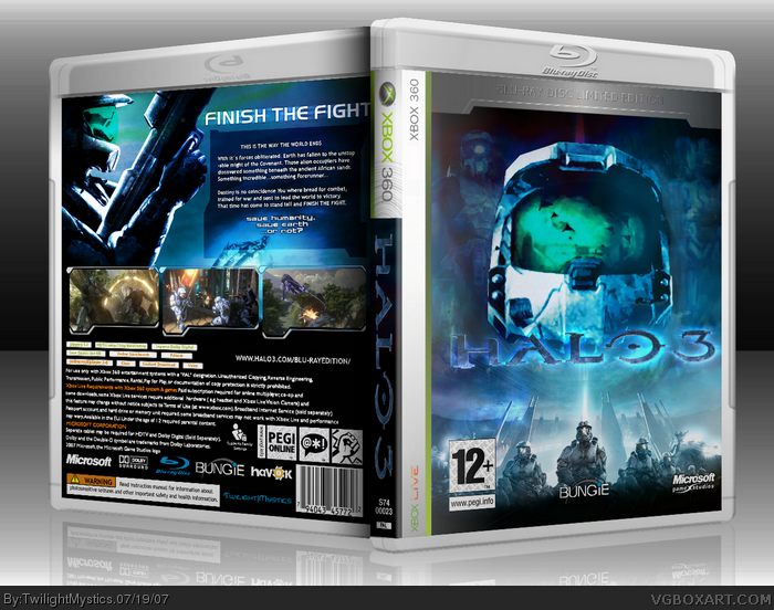 Halo 3  (Blu-ray Limited Edition) box art cover