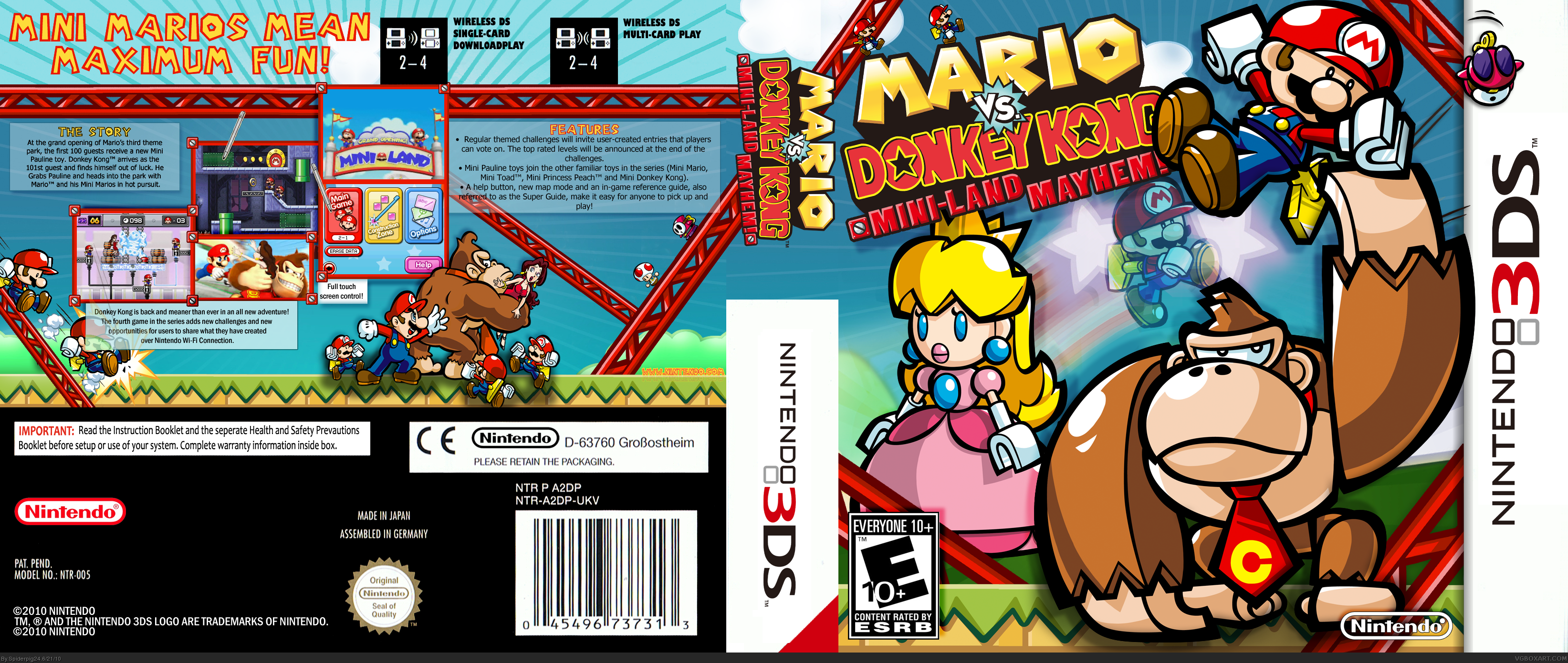 Mario vs. Donkey Kong: Mini-Land Mayhem! box cover