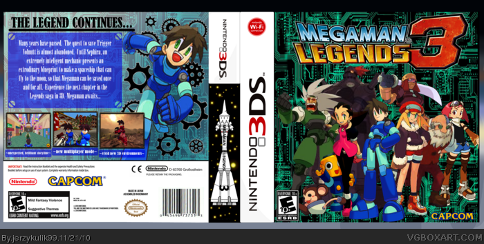 Megaman Legends 3 box art cover