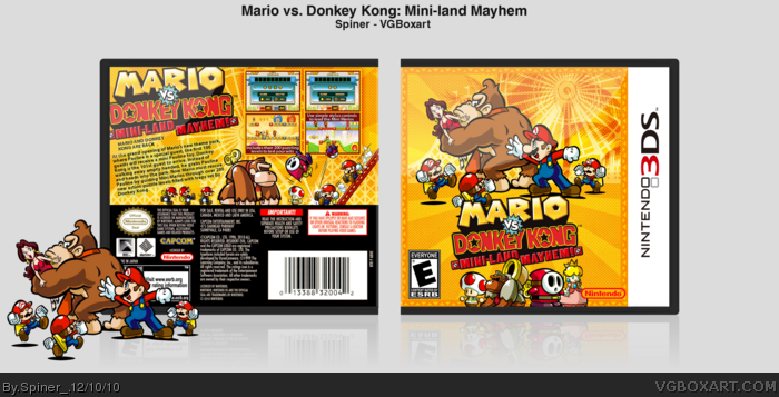 Mario vs. Donkey Kong: Mini-Land Mayhem! box art cover