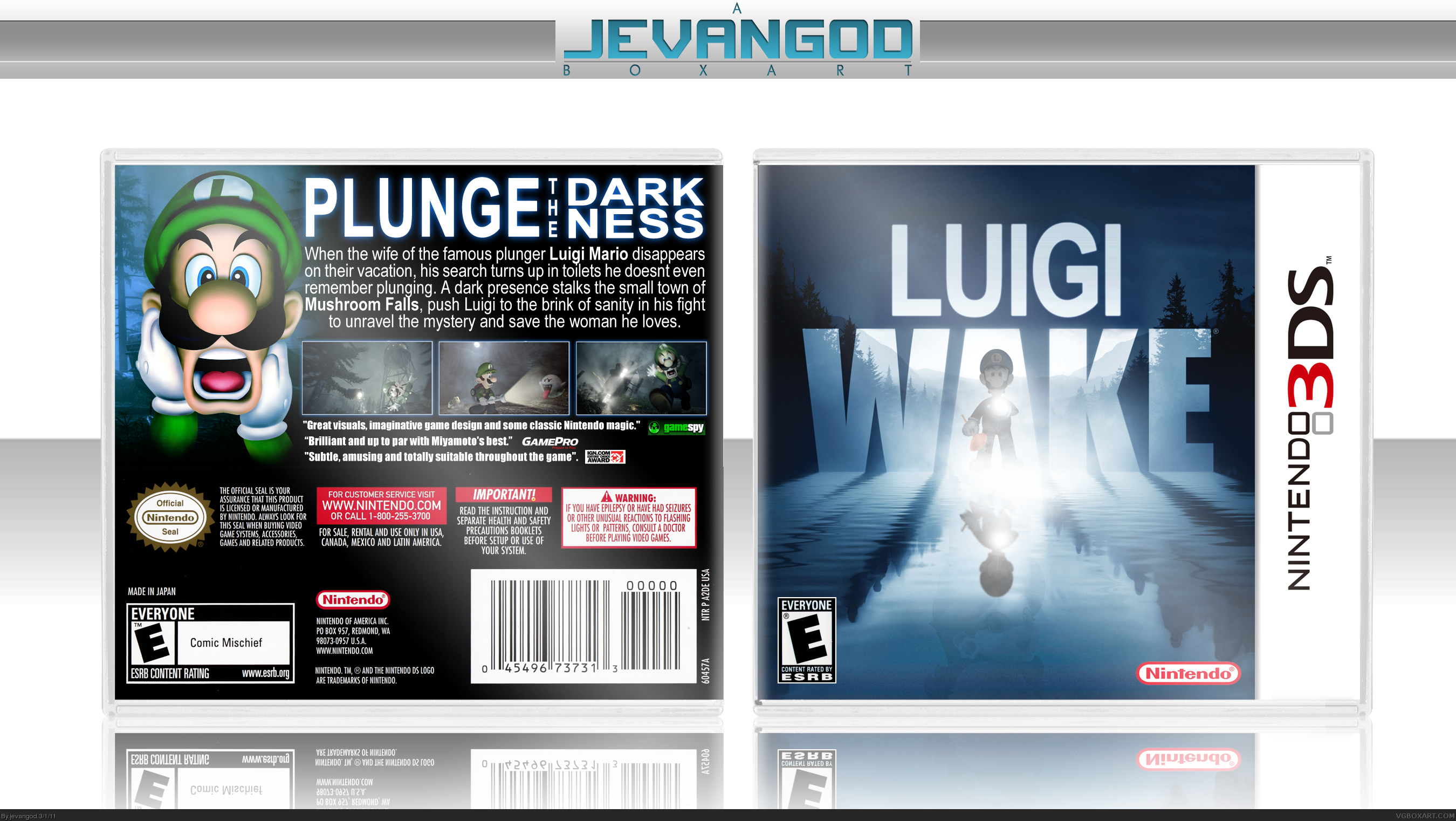 Luigi Wake box cover