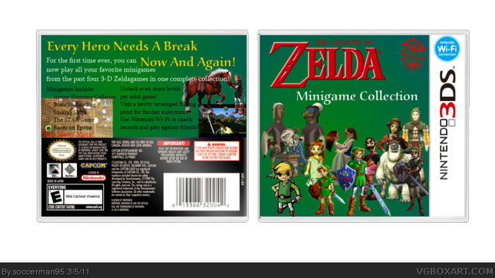 The Legend of Zelda: Minigame Collection box art cover