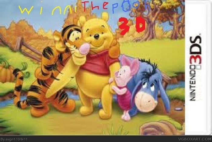 Super Winnie The Pooh 3D box art cover