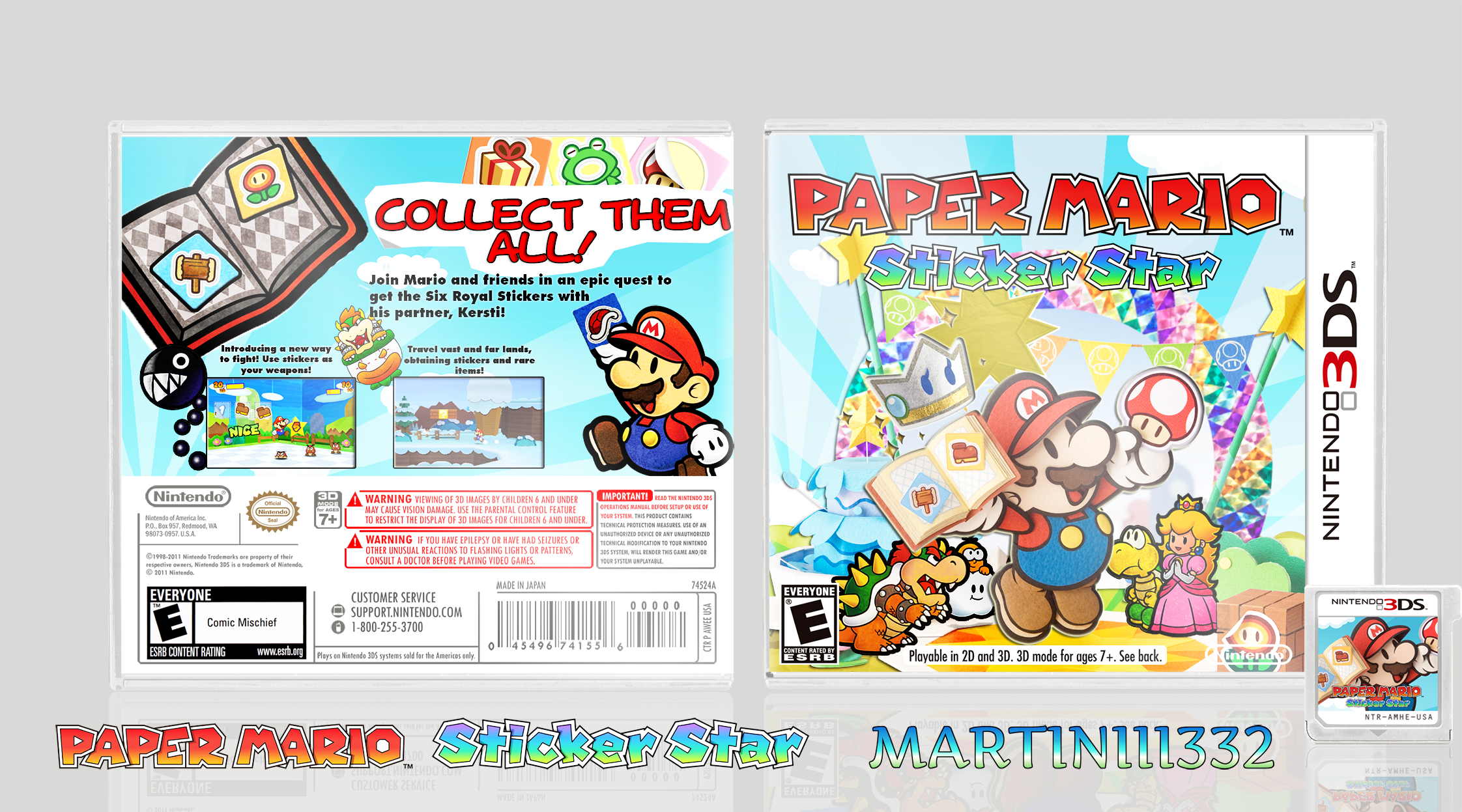 Paper Mario: Sticker Star box cover