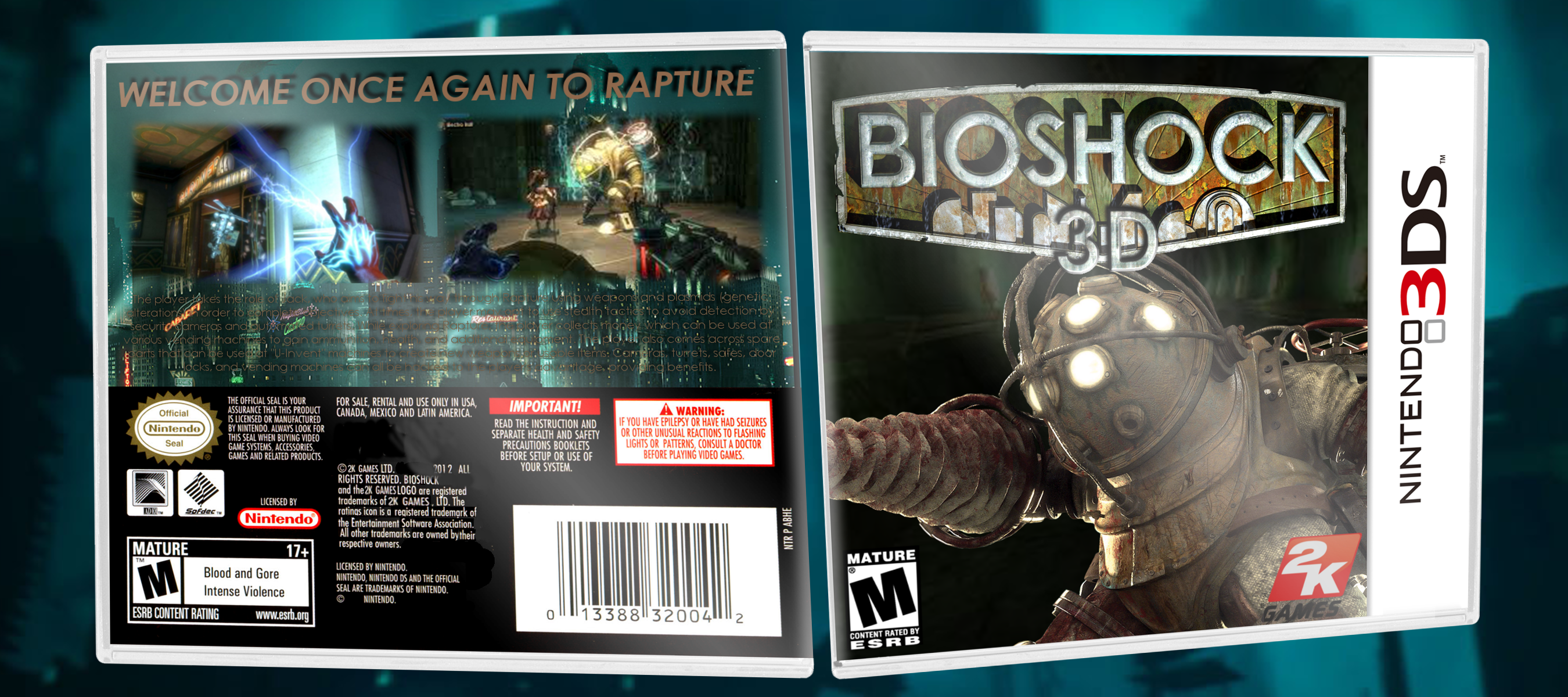 Bioshock 3D box cover