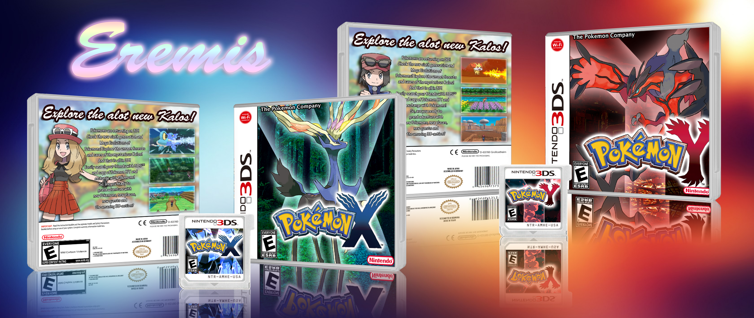 Pokemon X and Y box cover