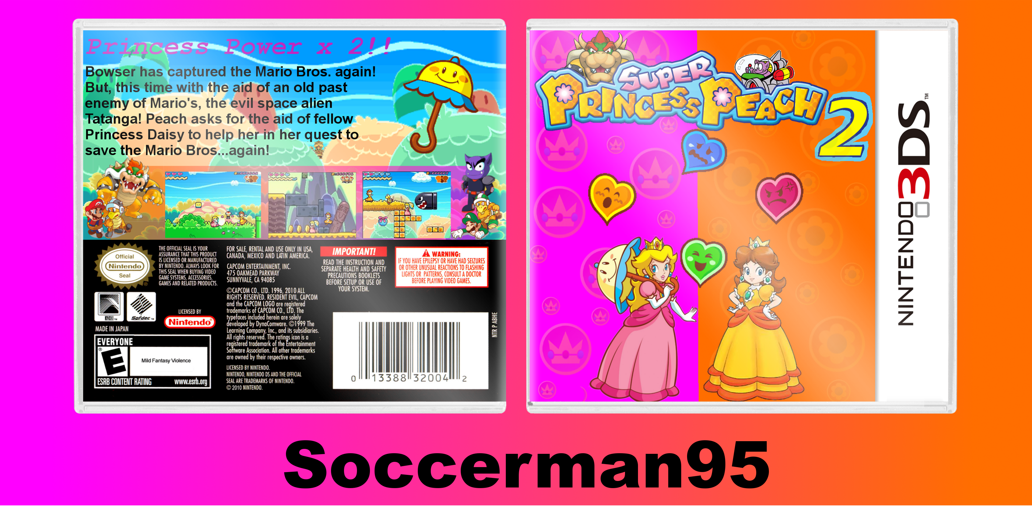 Super Princess Peach 2 box cover