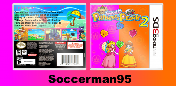 Super Princess Peach 2 box art cover