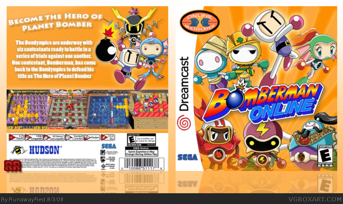 Bomberman Online box art cover