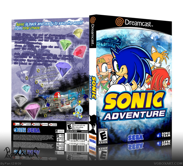 Sonic Adventure box art cover