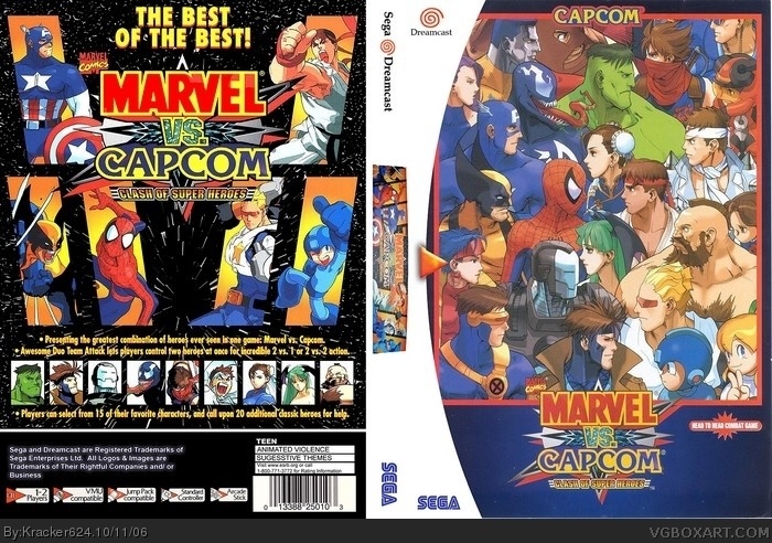Marvel Vs. Capcom box art cover