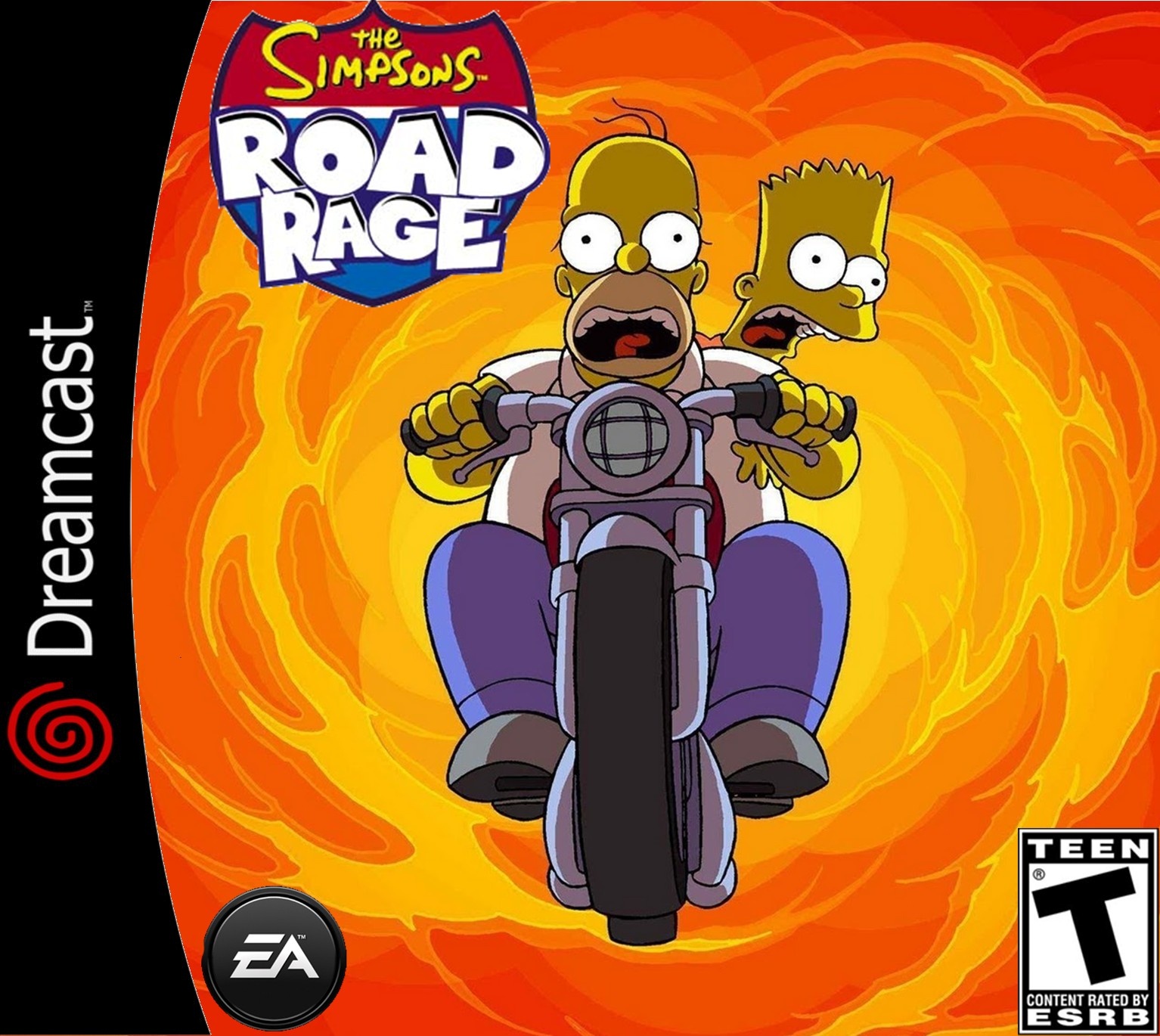 The Simpsons Road Rage box cover