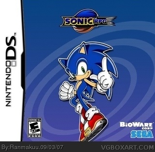 Sonic RPG box cover