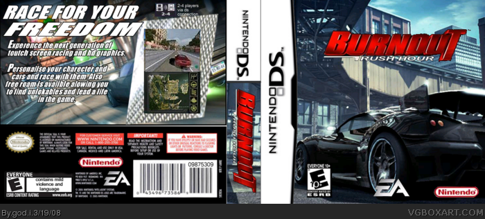 Burnout Rush Hour box art cover