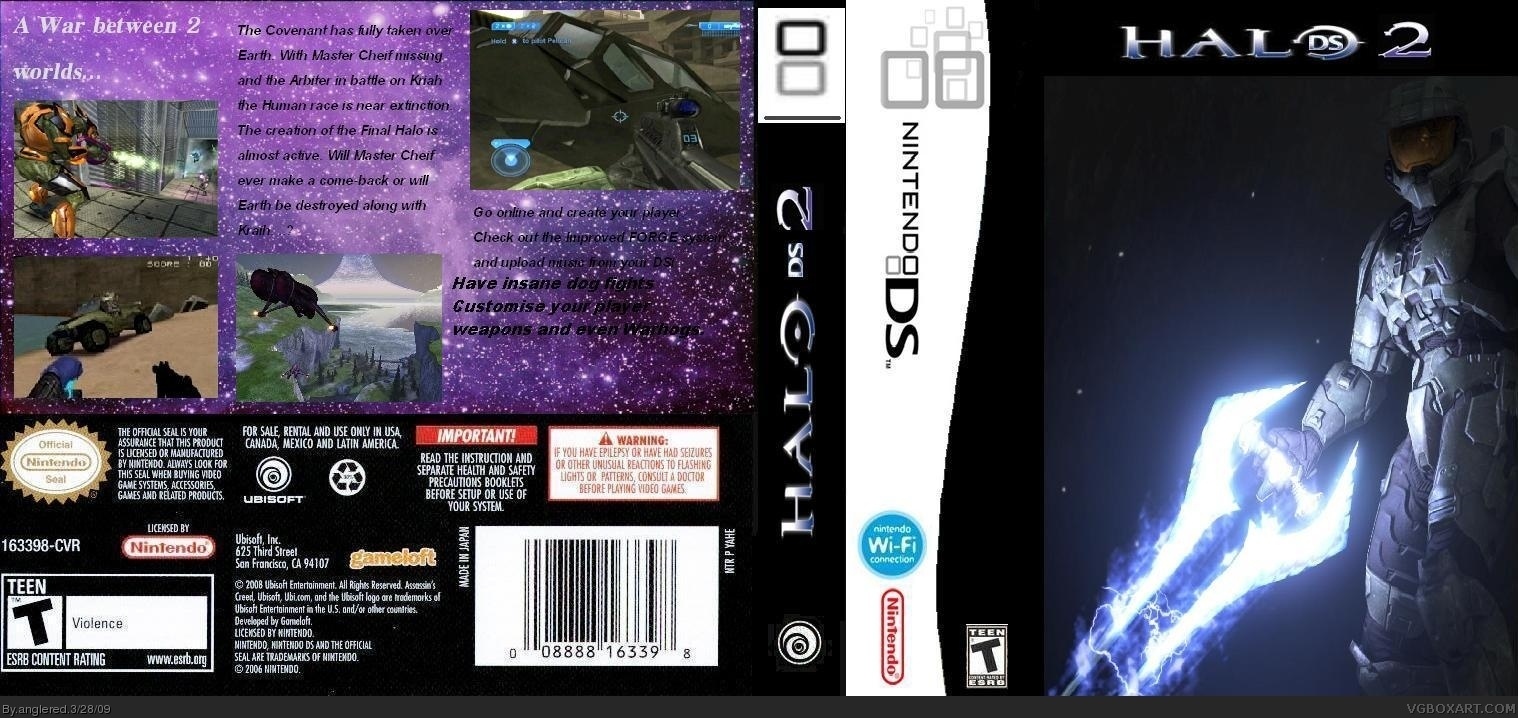 Halo DS 2 box cover