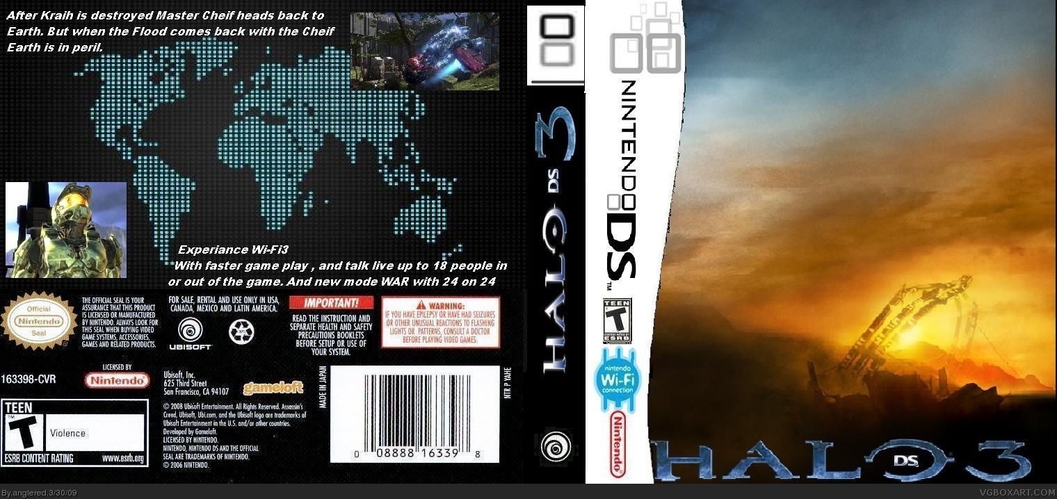 Halo DS 3 box cover