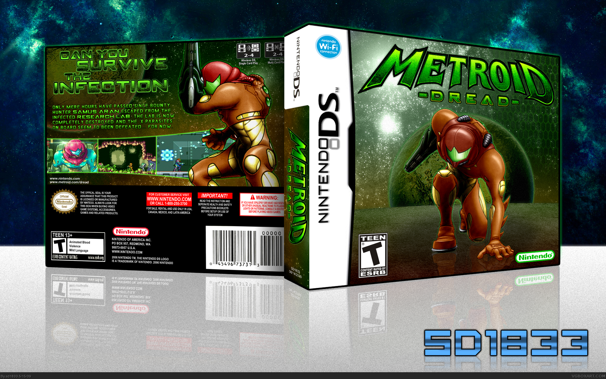Metroid Dread box cover
