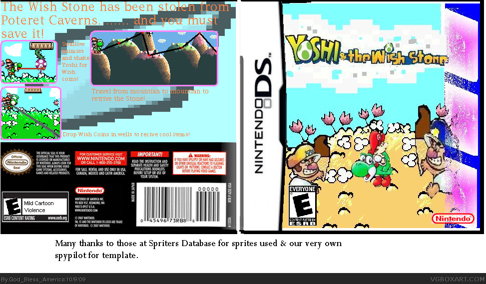 Yoshi & The Wish Stone box cover