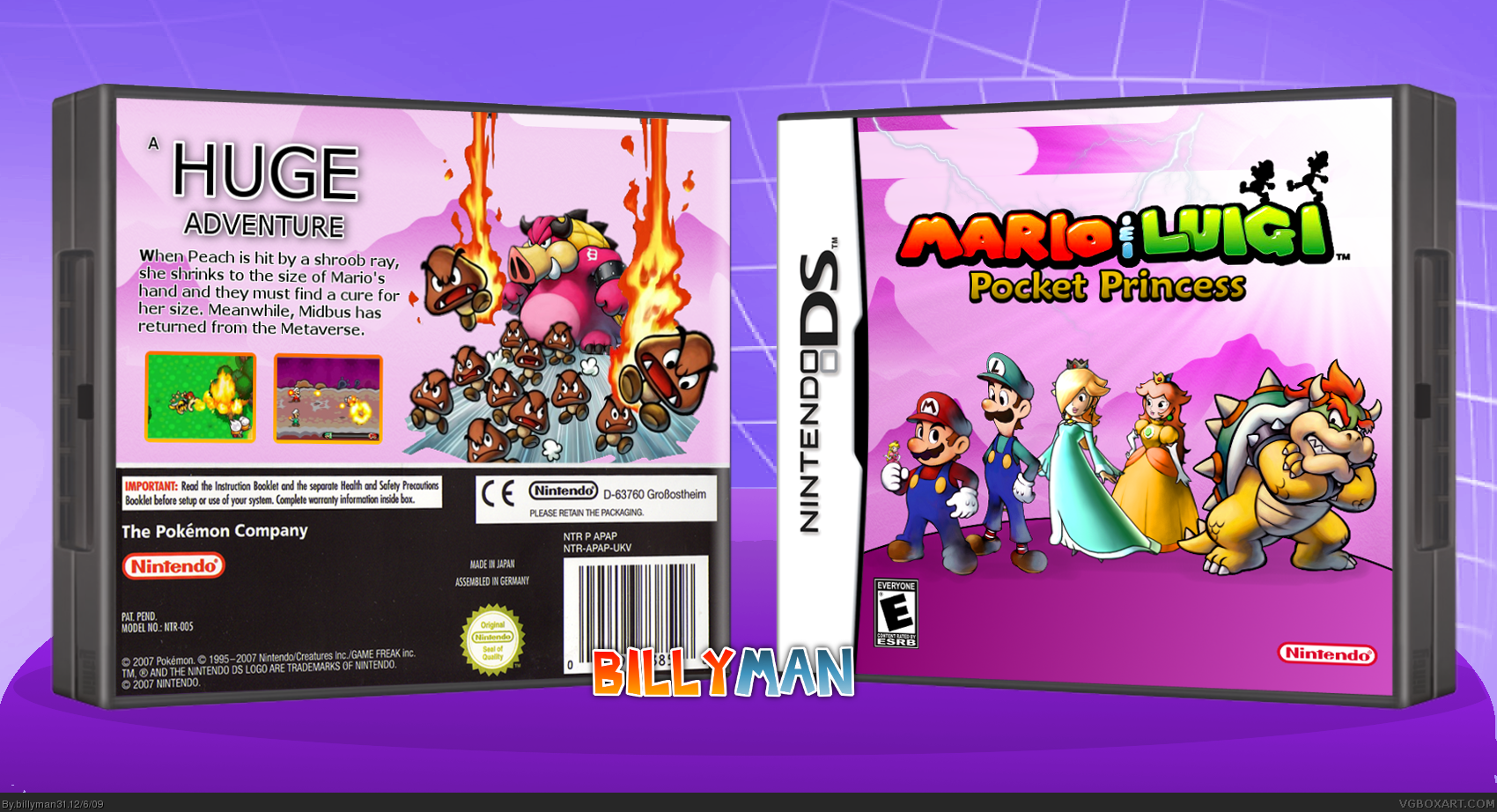 Mario & Luigi: Pocket Princess. box cover