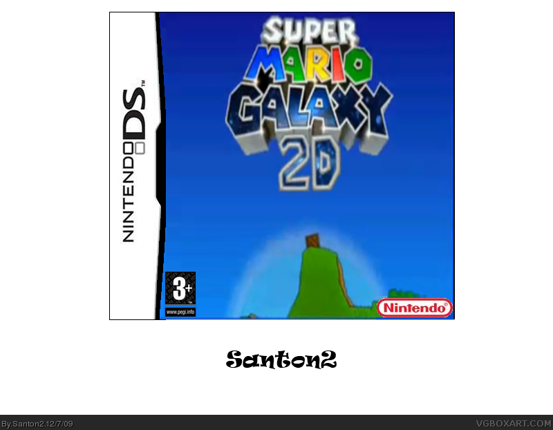 Super Mario Galaxy 2D box cover