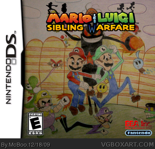 Mario & Luigi: Sibling Warfare box cover