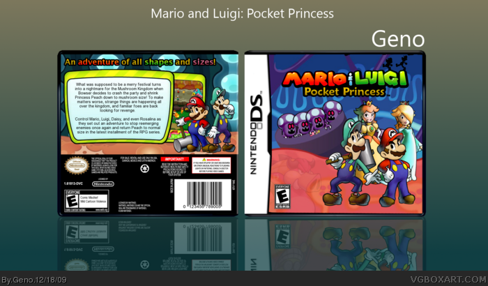 Mario & Luigi: Pocket Princess box art cover