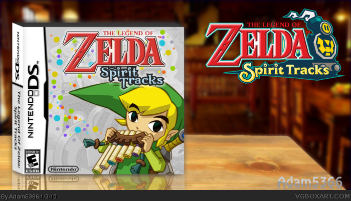 The Legend of Zelda: Spirit Tracks box art cover