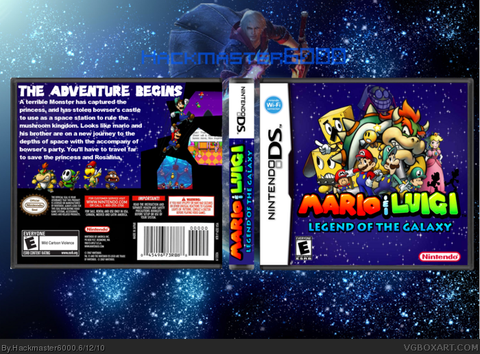 Mario & Luigi : Legend of the Galaxy box art cover