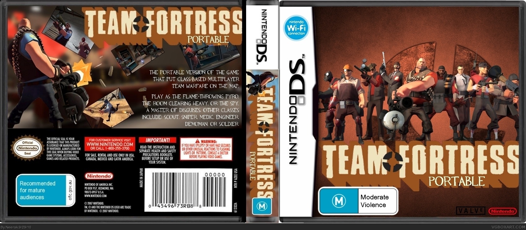 Team Fortress Portable box cover