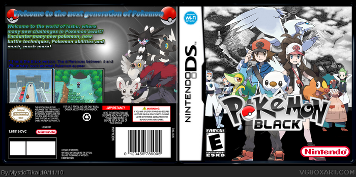 Pokemon Black Version box art cover