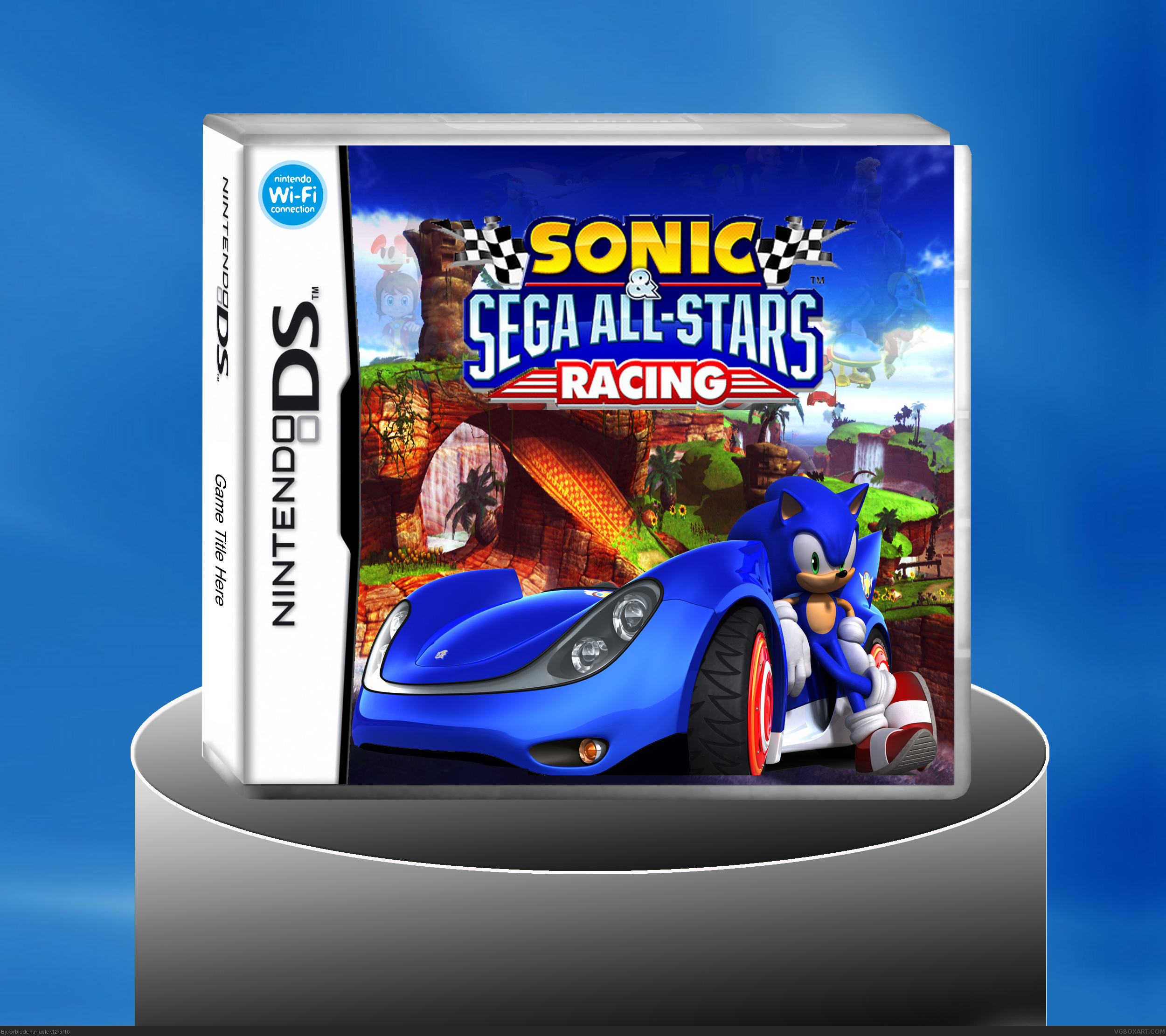 Sonic AllStar racing box cover