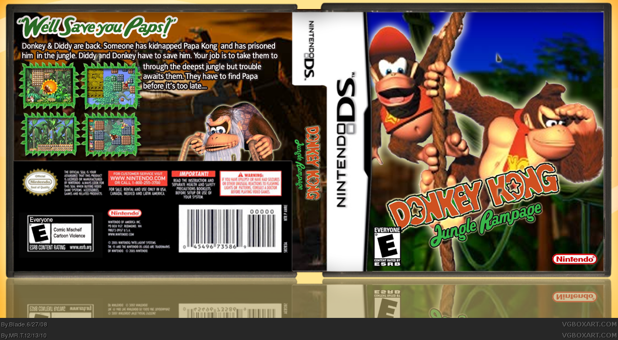 Donkey Kong in Jungle Rampage box cover