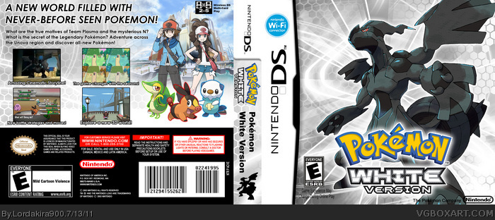 Pokemon White Version box art cover
