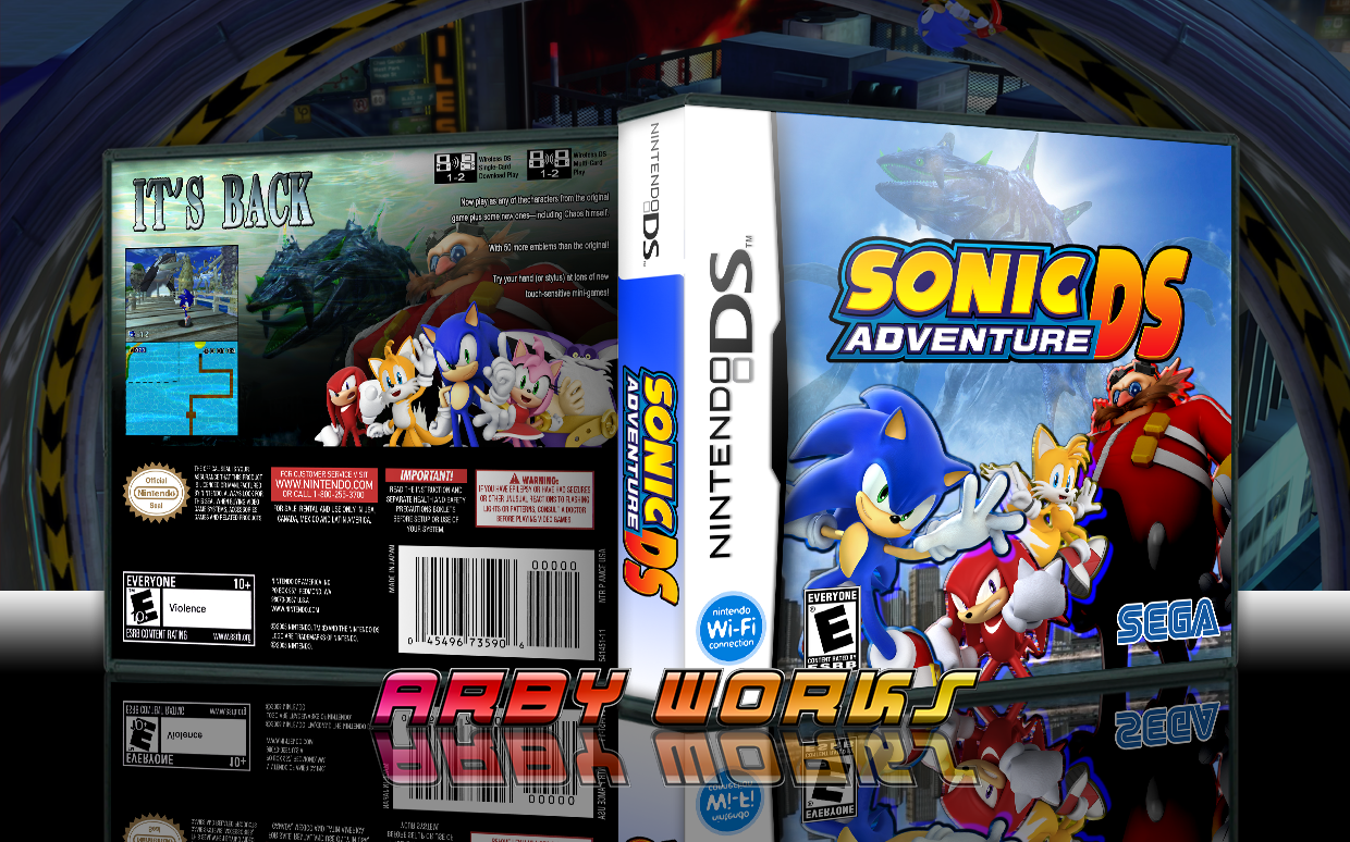 Sonic Adventure DS box cover