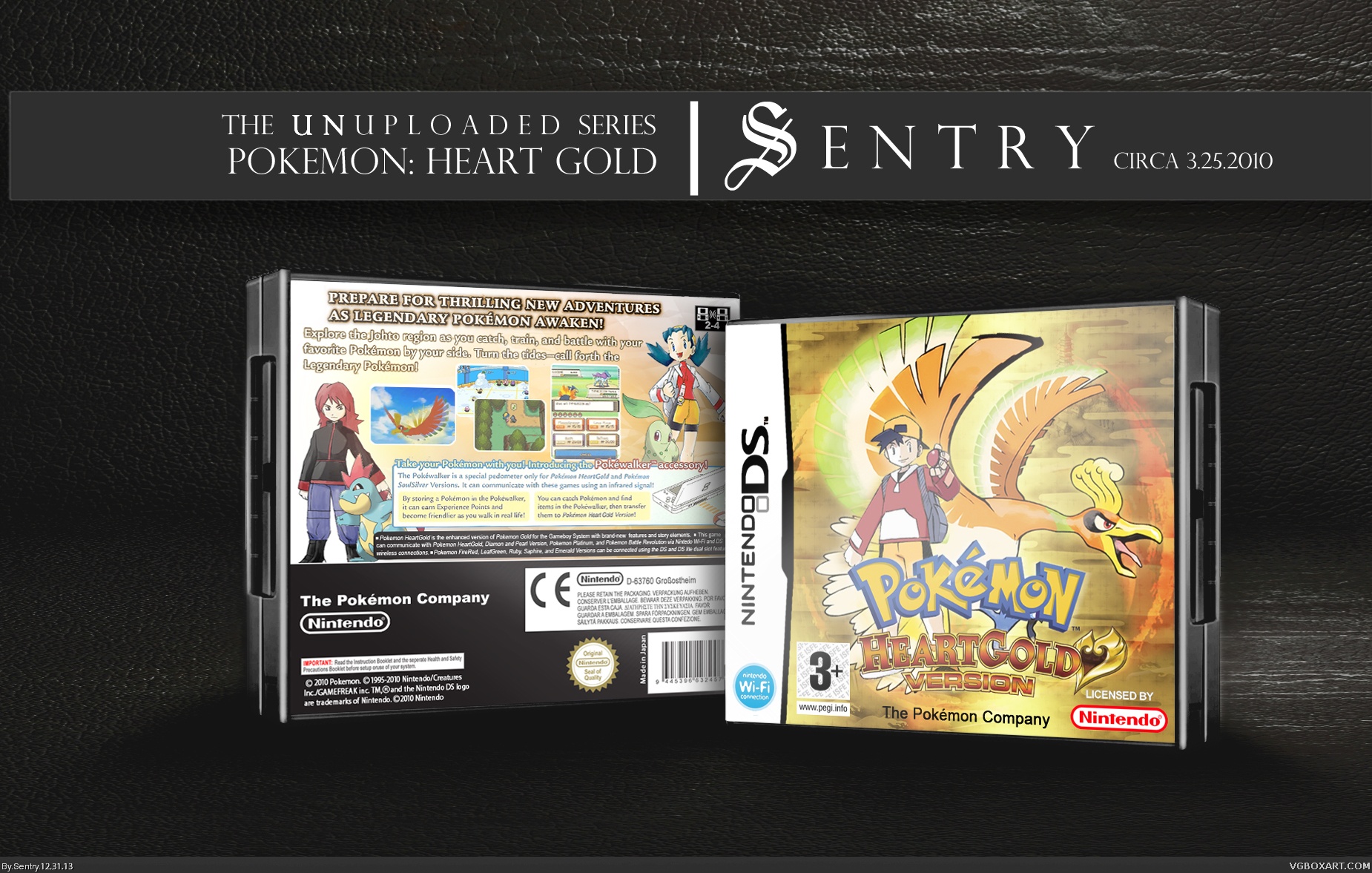 Pokemon Heart Gold Version box cover