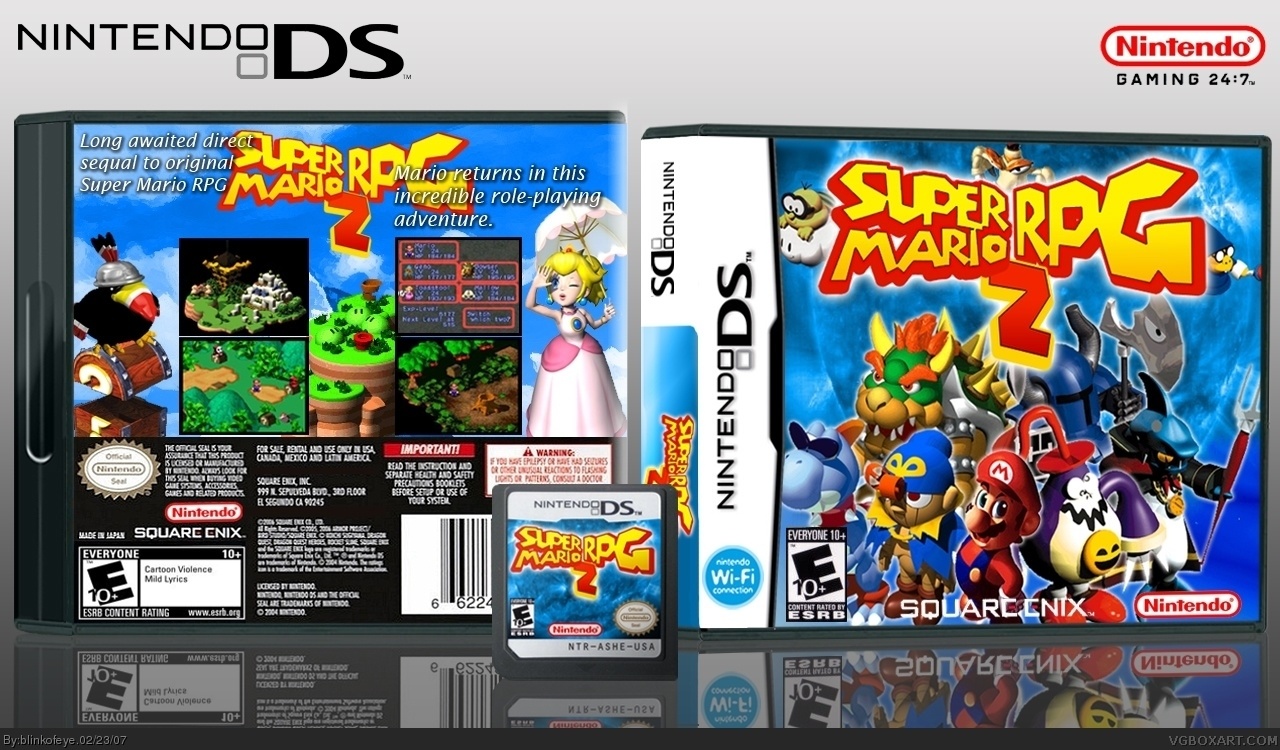 SuperMario RPG 2 box cover