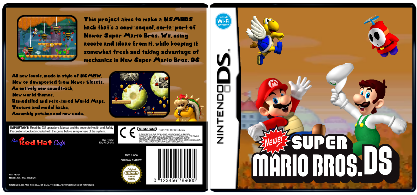 Newer Super Mario Bros. DS box cover