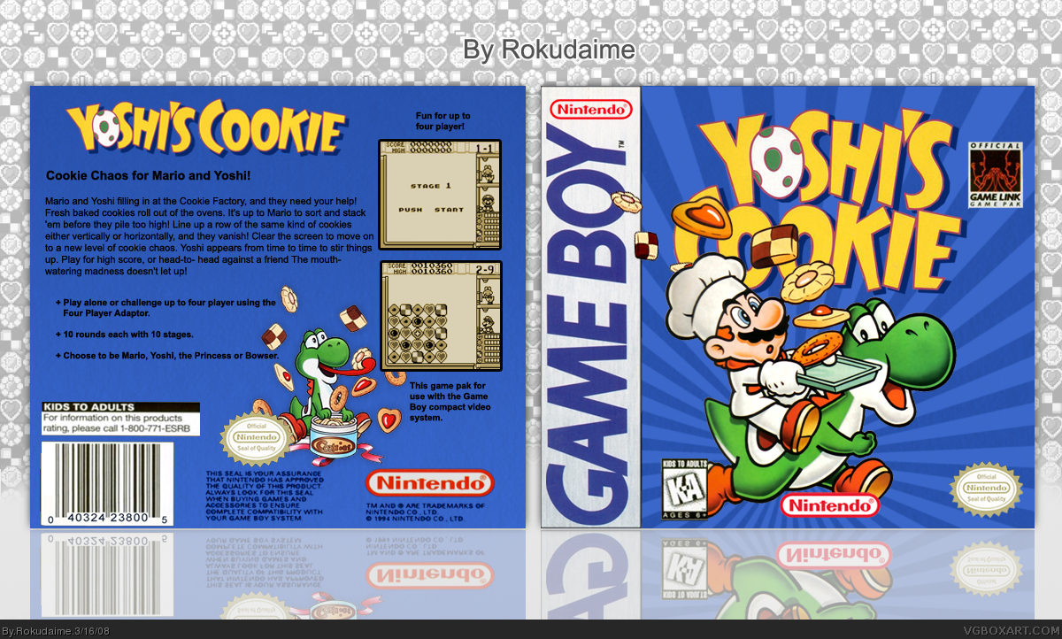 Yoshi's Cookie box cover