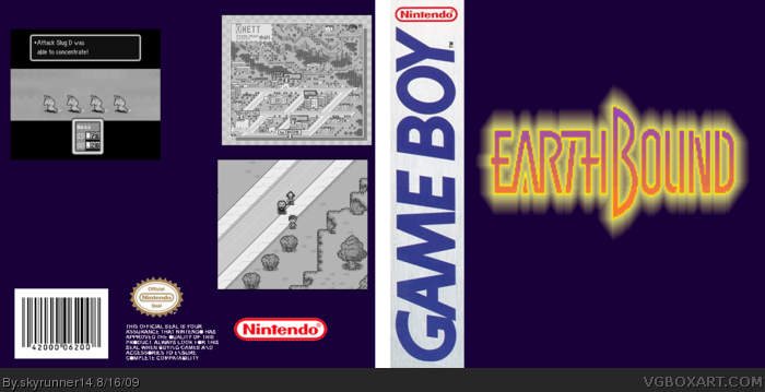 earthbound gb box art cover