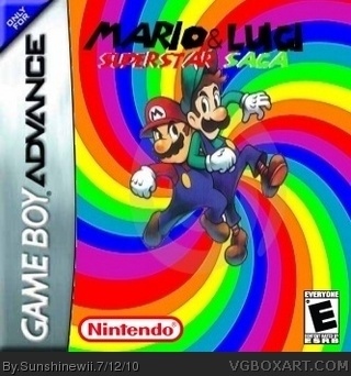Mario and Luigi Superstar Saga box cover