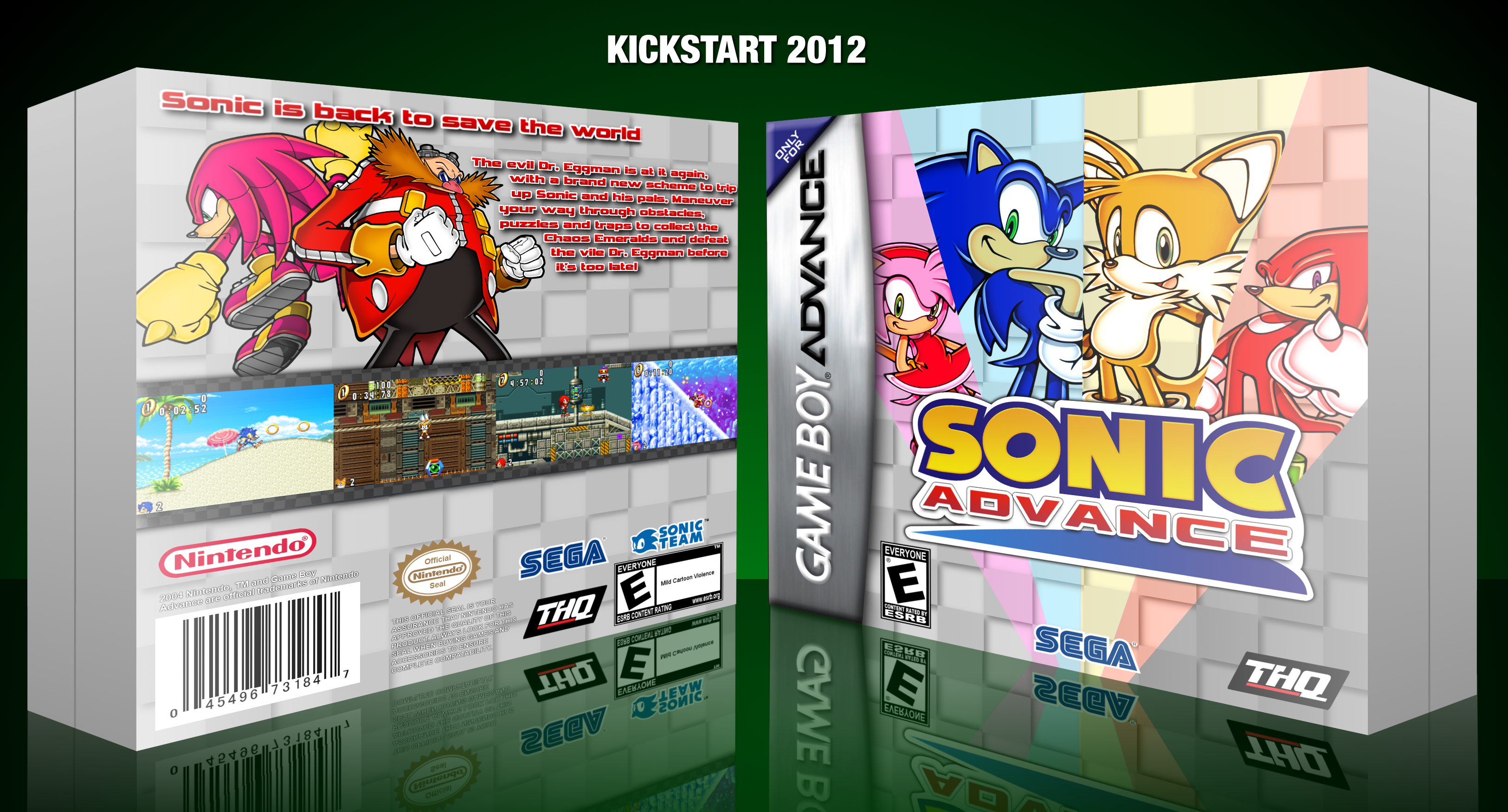 Sonic Advance box cover